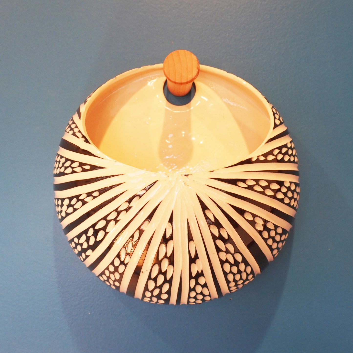 Wall Planter, Hand Carved Ceramic Porcelain