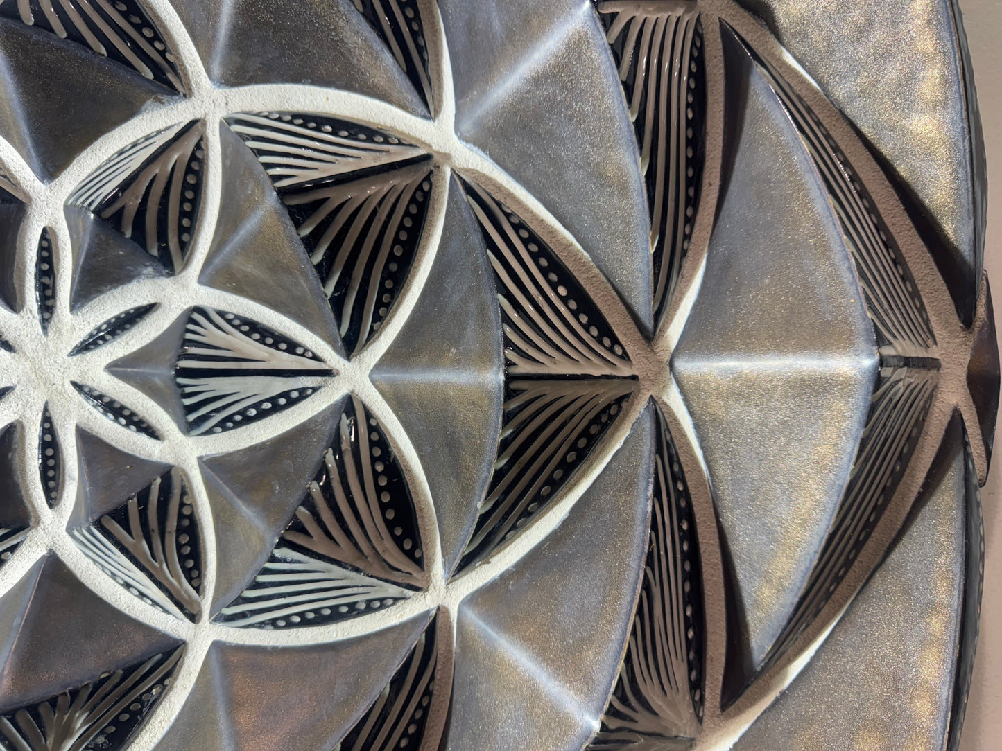 Dream Mandala, Bronze-B&W