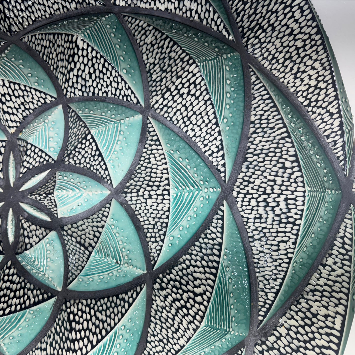 Dream Mandala, Gradient Green and B&W