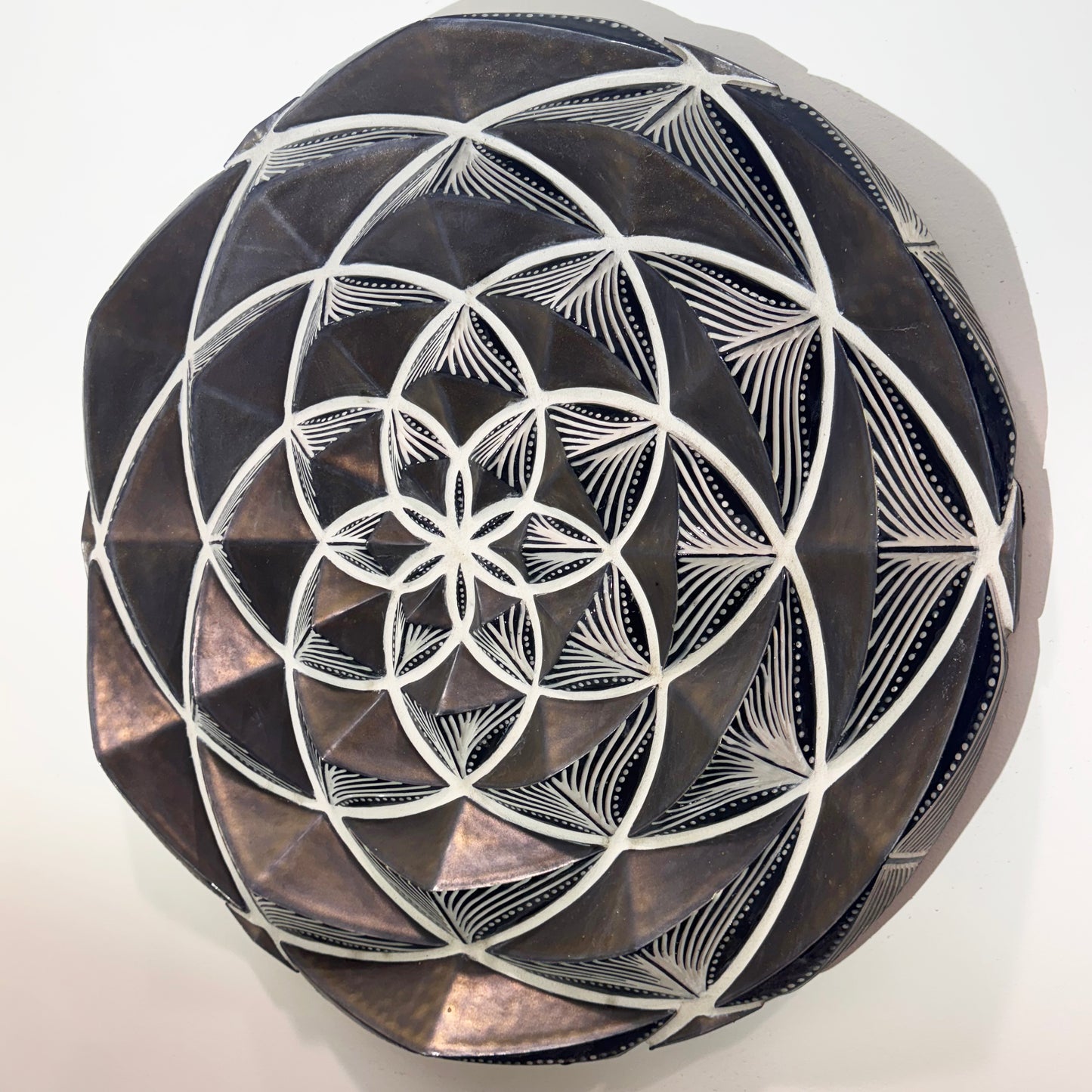 Dream Mandala, Bronze-B&W