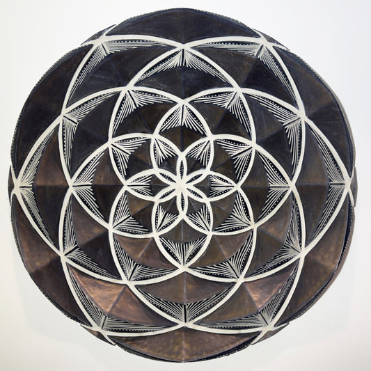 Dream Mandala, Bronze-B&W