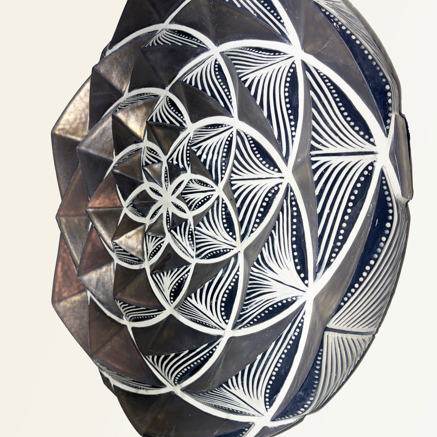 Dream Mandala, Bronze-B&W