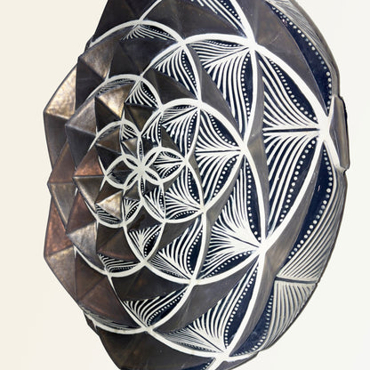 Dream Mandala, Bronze-B&W